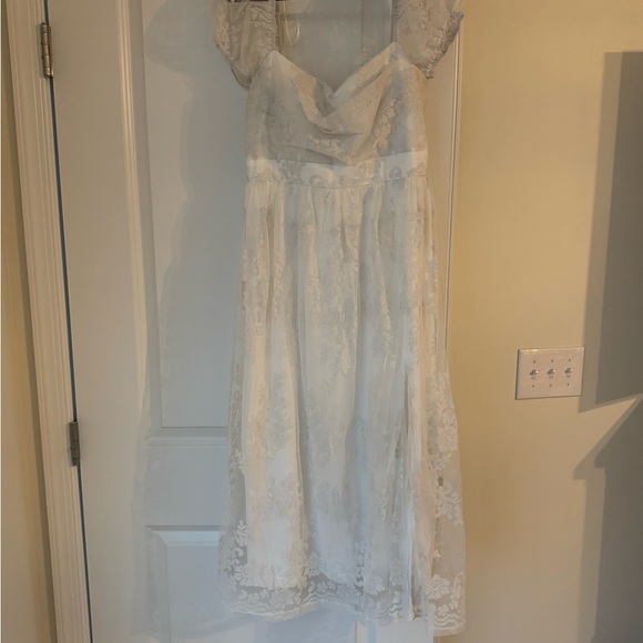 NWT Windsor White Floral Lace Dress - Picture 1 of 8
